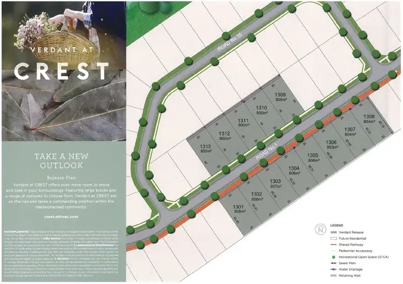 Main view of Homely land listing, 800 m2 Lot1310 Raby Road, Gledswood Hills NSW 2557