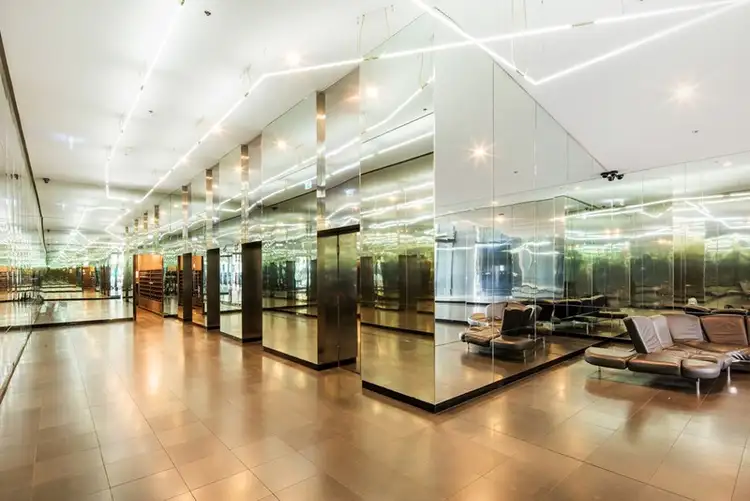 Second view of Homely apartment listing, 1411/620 Collins Street, Melbourne VIC 3000