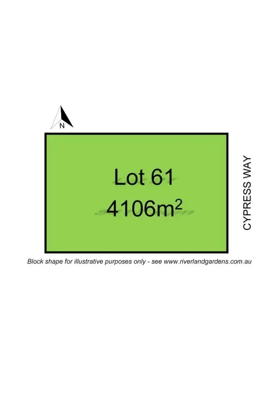 Main view of Homely land listing, Lot 61 Cypress Way, Mulwala NSW 2647