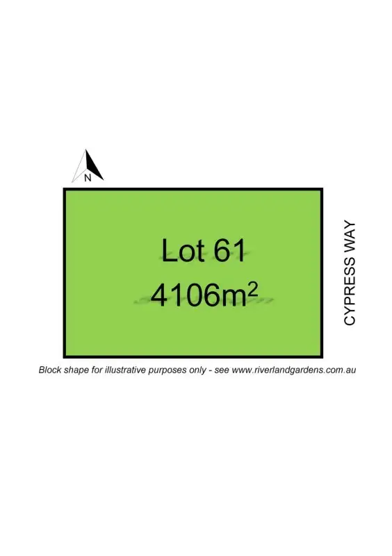 Main view of Homely land listing, Lot 61 Cypress Way, Mulwala NSW 2647