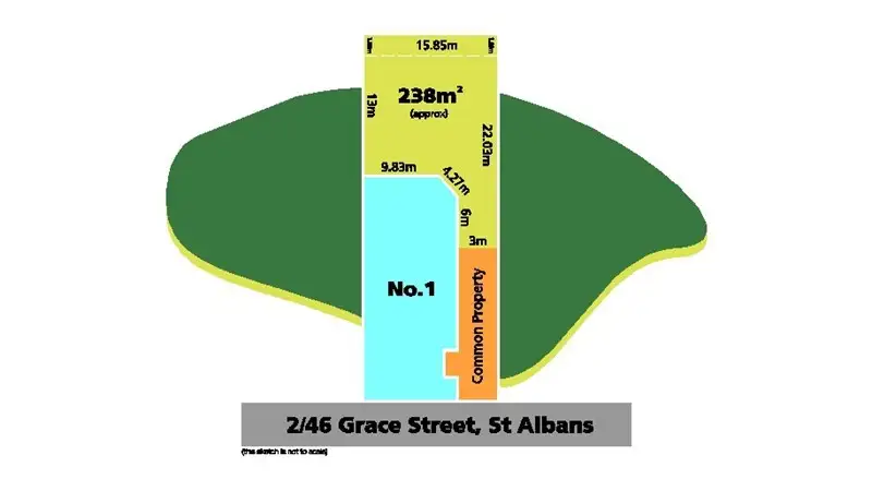 Main view of Homely land listing, 2/46 Grace Street, St Albans VIC 3021