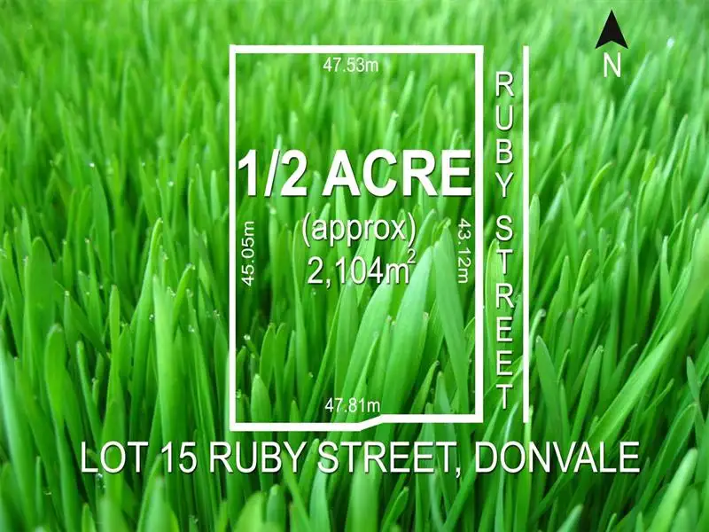 Main view of Homely land listing, Lot 15 Ruby Street, Donvale VIC 3111