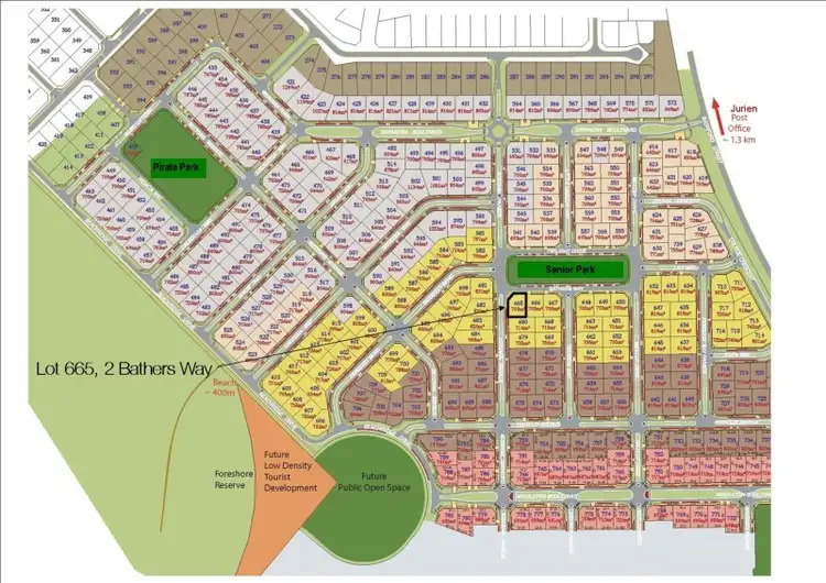 Fifth view of Homely land listing, Lot 665, 2 Bathers Way, Jurien Bay WA 6516