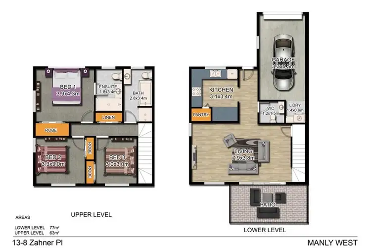 Fifth view of Homely townhouse listing, 13/8 Zahner Place, Manly West QLD 4179