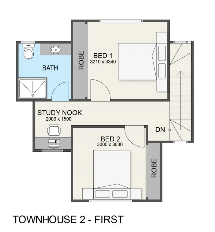 Seventh view of Homely townhouse listing, 1, 2 and 3/34 North Road, Reservoir VIC 3073