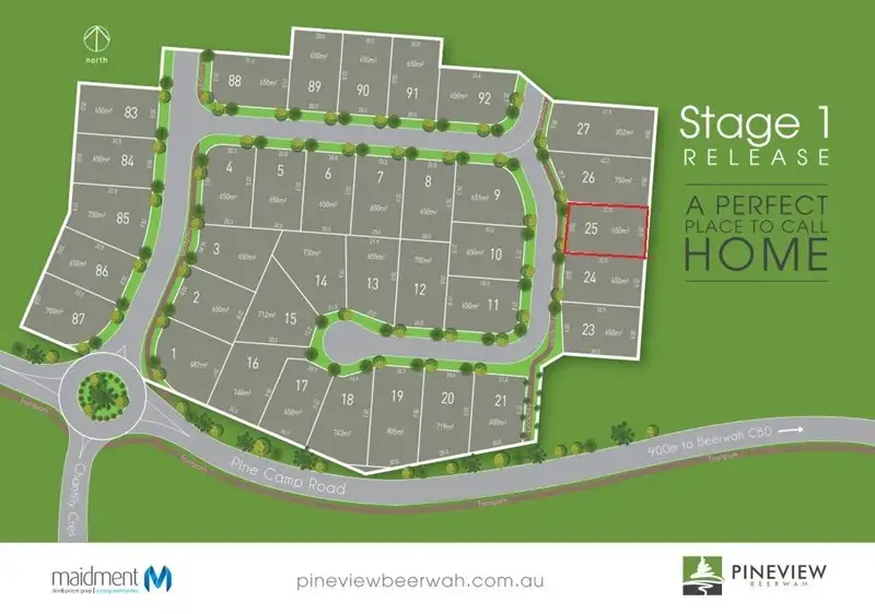 Main view of Homely land listing, Lot 25 Marblewood Place, Beerwah QLD 4519