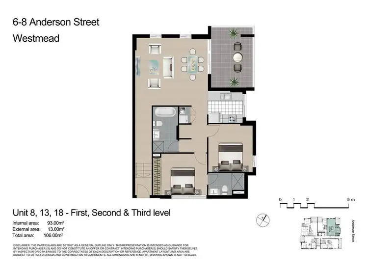 Second view of Homely apartment listing, 8/6-8 Anderson Street, Westmead NSW 2145