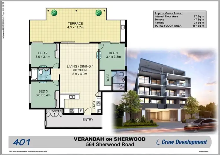 Second view of Homely apartment listing, 401/564 Sherwood Road, Sherwood QLD 4075