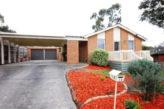 Main view of Homely house listing, 15 Corrong Crescent, Mooroolbark VIC 3138