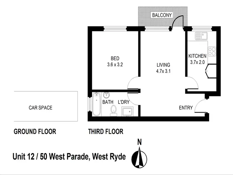 Seventh view of Homely unit listing, 12/50 West Parade, West Ryde NSW 2114