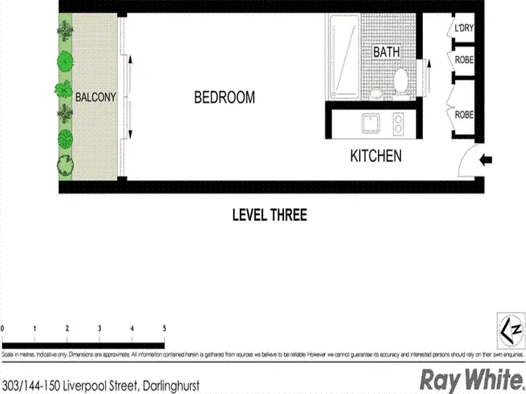Fifth view of Homely studio listing, 303/144-150 Liverpool Street, Darlinghurst NSW 2010