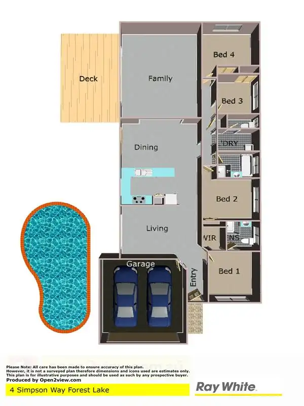 Second view of Homely house listing, 4 Simpson Way, Forest Lake QLD 4078