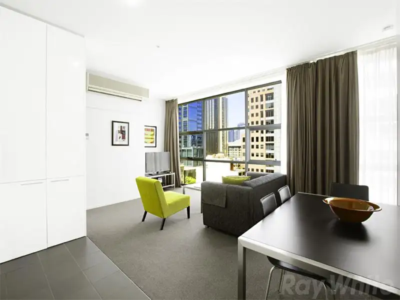 Main view of Homely apartment listing, 805/100 Exhibition Street, Melbourne (CBD) VIC 3000