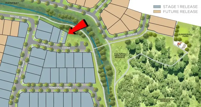 Main view of Homely land listing, Lot 113, 5 Legacy Court, Botanic Ridge VIC 3977