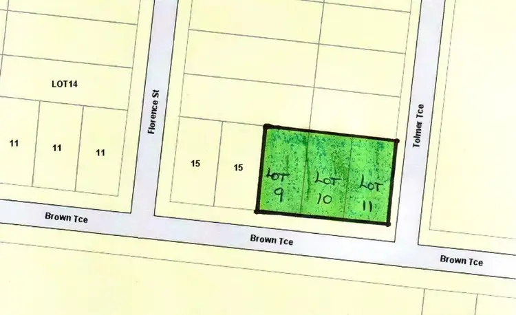 lot 9 10 11 Brown Terrace, Bordertown SA 5268