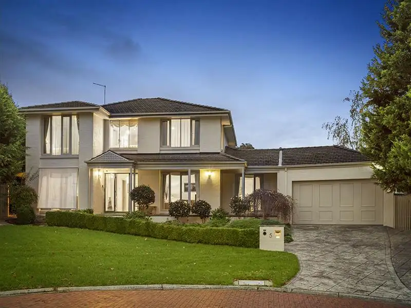 Main view of Homely house listing, 5 Bayles Court, Donvale VIC 3111