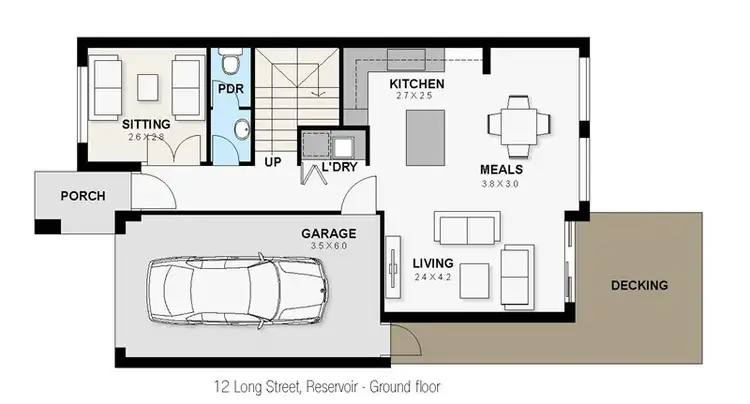 Sixth view of Homely townhouse listing, 8 Long Street, Reservoir VIC 3073