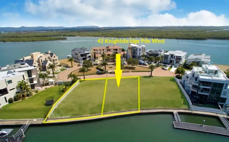 Main view of Homely land listing, 42 Knightsbridge Parade West, Paradise Point QLD 4216