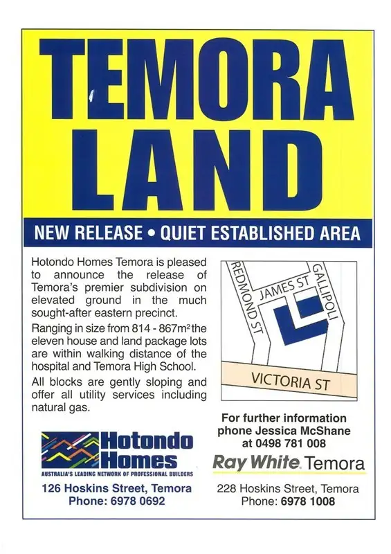 Third view of Homely land listing, 2 Timmins Street, Temora NSW 2666