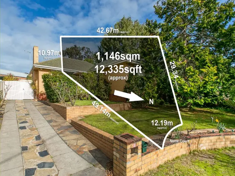 Main view of Homely house listing, 2 Nette Court, Moorabbin VIC 3189