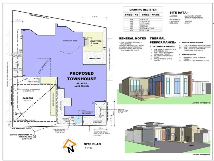 Fourth view of Homely land listing, 8 C Station Street, Bright VIC 3741