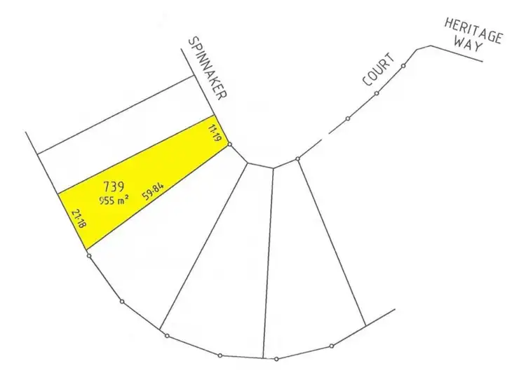 Second view of Homely land listing, 15 (lot 739) Spinnaker Court, Wallaroo SA 5556