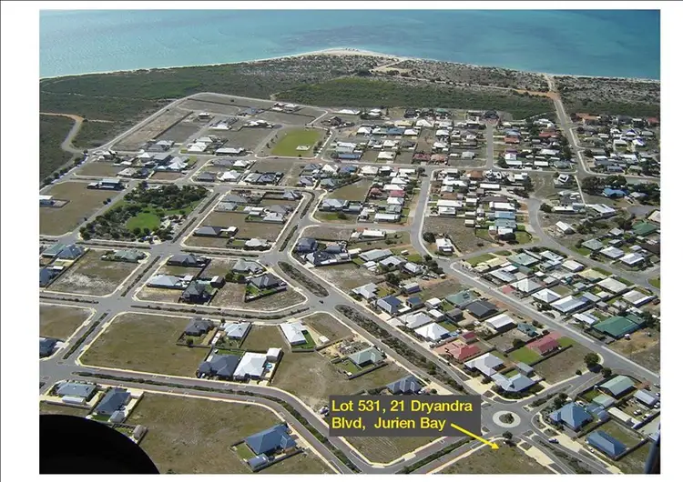Lot 531, 21 Dryandra Boulevard, Jurien Bay WA 6516