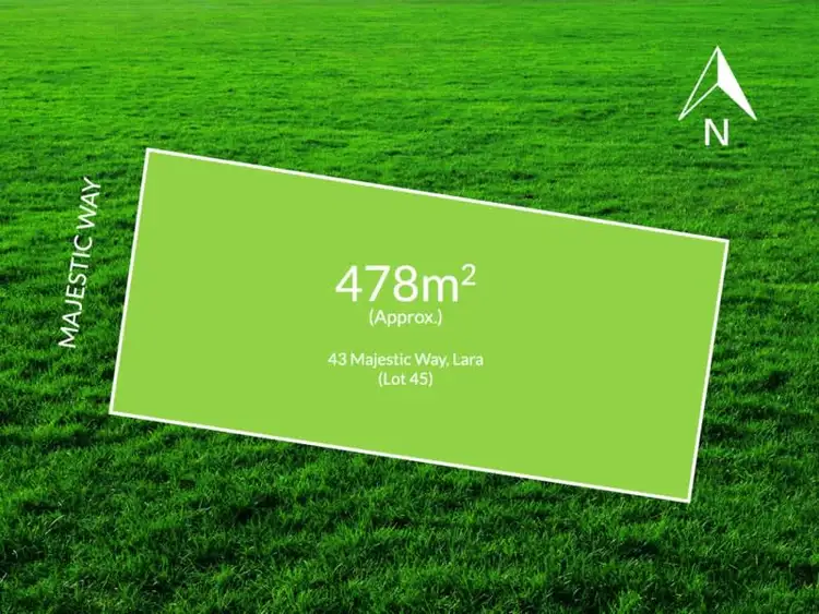 Main view of Homely land listing, 43 Majestic Way, Lara VIC 3212
