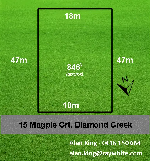 Third view of Homely land listing, 15 Magpie Court, Diamond Creek VIC 3089