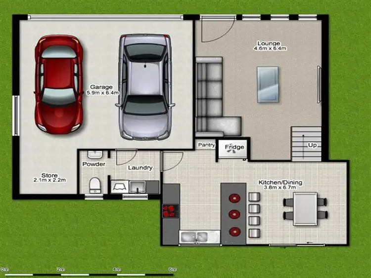 Third view of Homely townhouse listing, 3/25 Yarle Crescent, Flinders NSW 2529