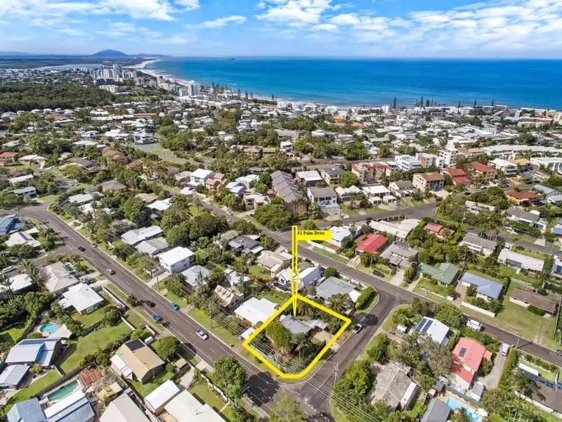 Main view of Homely house listing, 51 Palm Drive, Mooloolaba QLD 4557