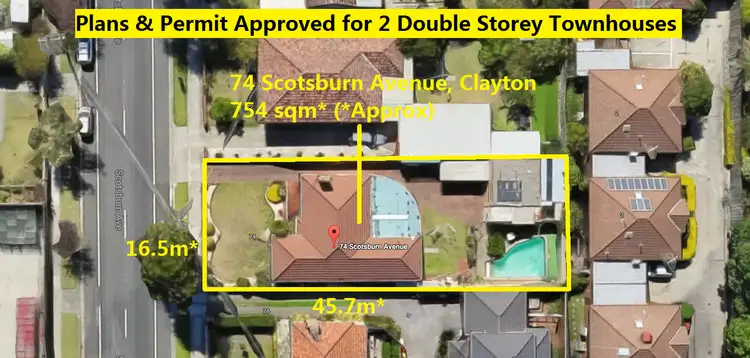 Main view of Homely house listing, 74 Scotsburn Avenue, Clayton VIC 3168