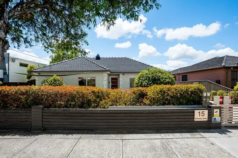 Main view of Homely unit listing, 1/15 Berkeley Street, Huntingdale VIC 3166