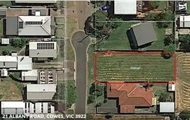 Main view of Homely land listing, 21 Albany Road, Cowes VIC 3922
