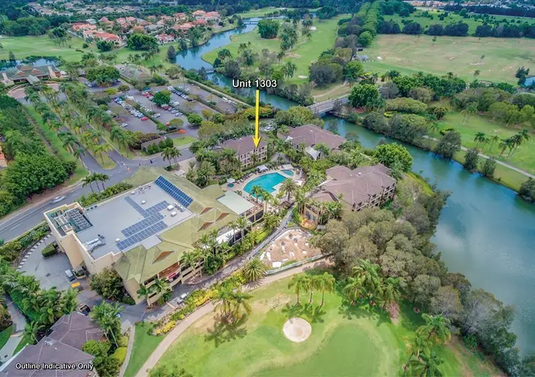 Second view of Homely unit listing, Unit 1303 'Mercure Resort' 64 Palm Meadows Drive, Carrara QLD 4211