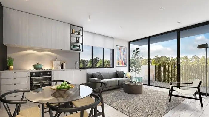 Third view of Homely apartment listing, 705/88 Galada Avenue, Parkville VIC 3052