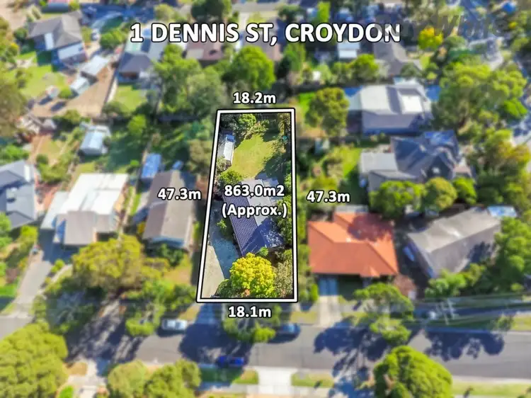 Main view of Homely house listing, 1 DENNIS Street, Croydon VIC 3136