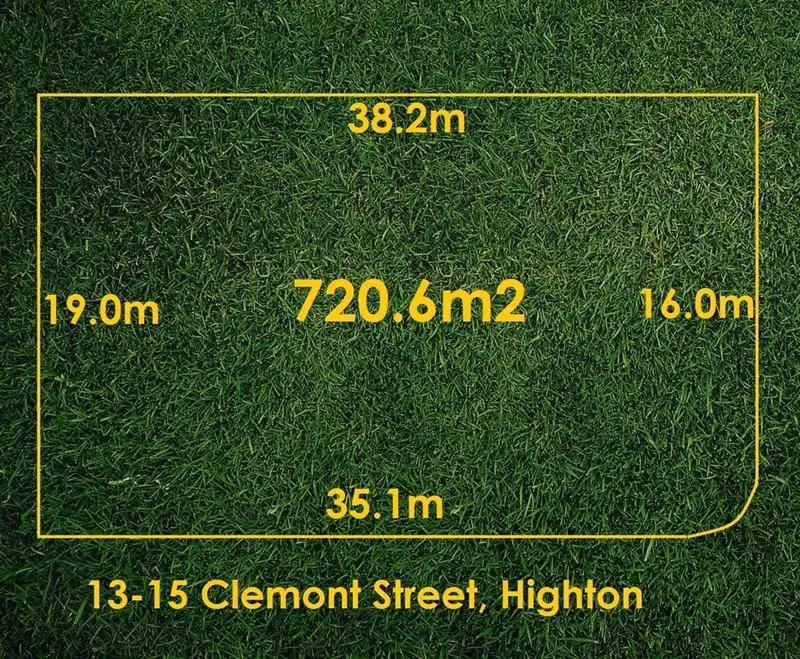 Main view of Homely land listing, 13-15 Clemont Street, Highton VIC 3216