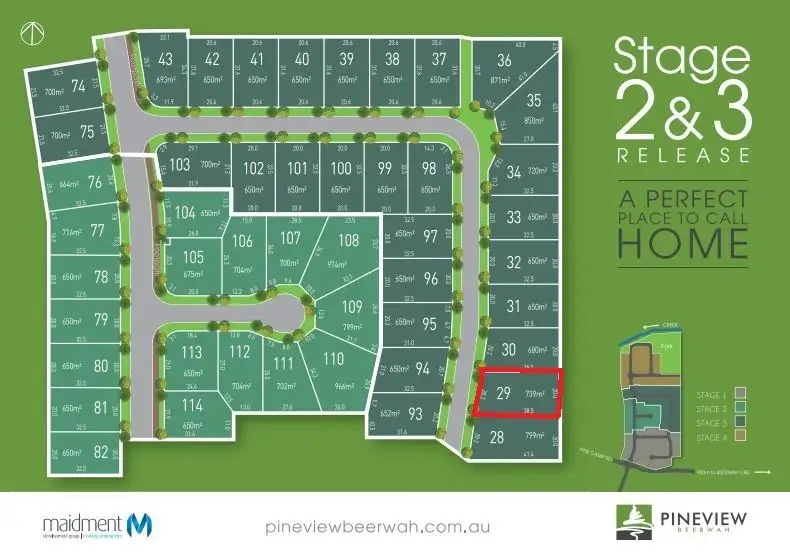 Main view of Homely land listing, Lot 29 Featherwood Crescent, Beerwah QLD 4519