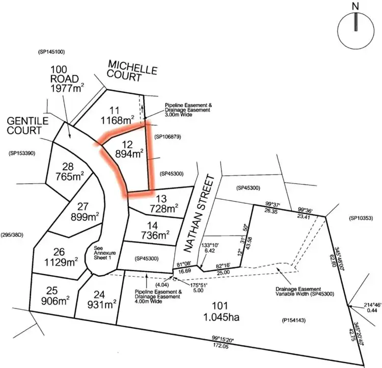 Second view of Homely land listing, 21 Gentile Court, Rosetta TAS 7010