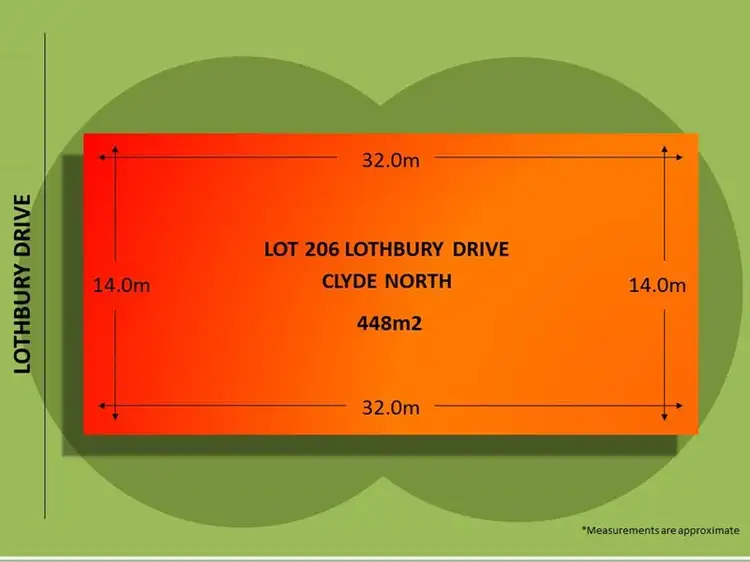 Main view of Homely land listing, Lot 206 Lothbury Drive, Clyde North VIC 3978