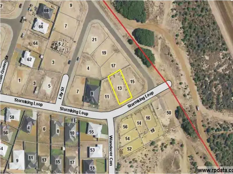 Main view of Homely land listing, 13 Stormking Loop, Wandina WA 6530