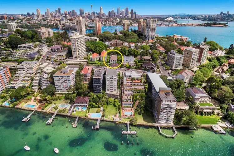 20 Etham Ave and 10 Sutherland Cres Sold in one line, Darling Point NSW 2027