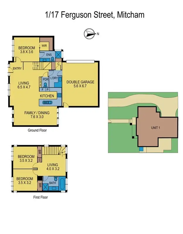 Second view of Homely townhouse listing, 1/17 Ferguson Street, Mitcham VIC 3132