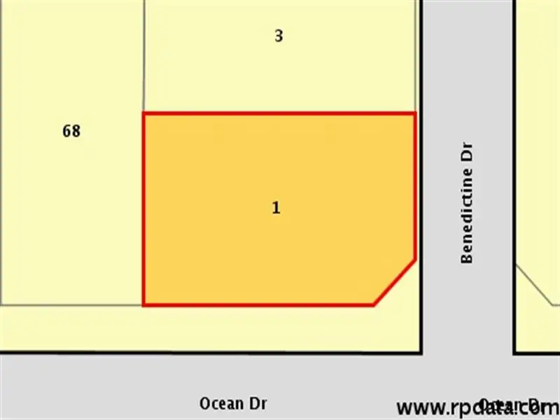 Main view of Homely land listing, 1 BENEDICTINE Drive, Port Denison WA 6525