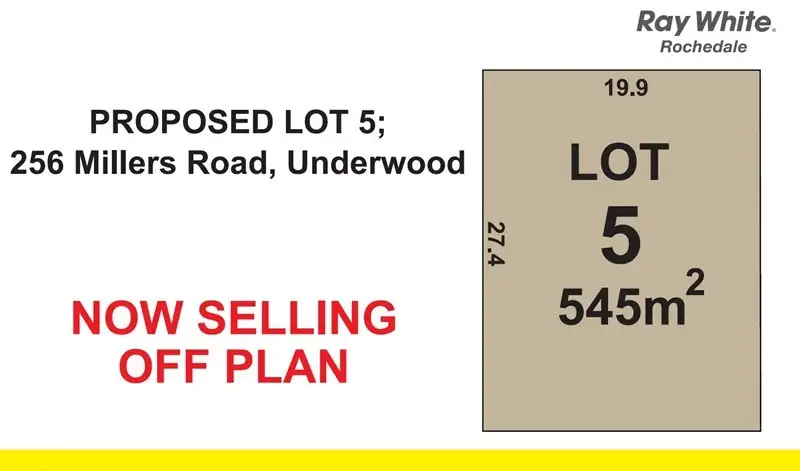 Main view of Homely land listing, Proposed Lot 5 256 Millers Road, Underwood QLD 4119