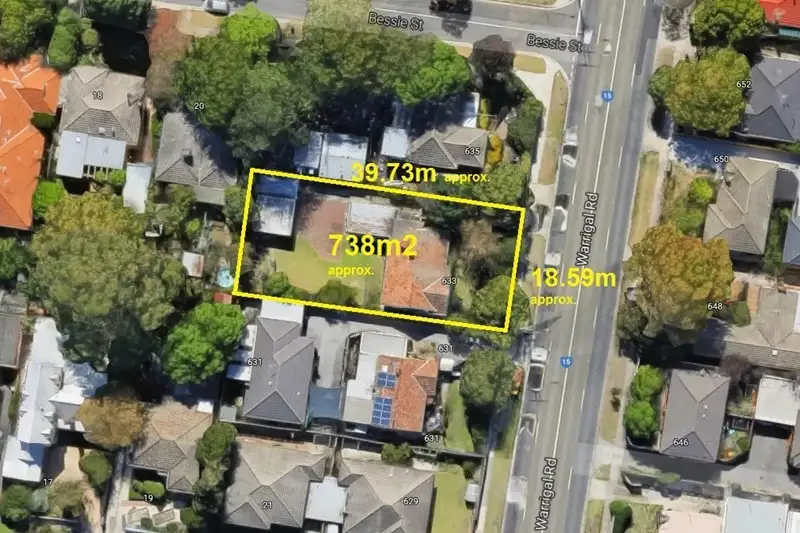 Main view of Homely house listing, 633 Warrigal Road, Bentleigh East VIC 3165