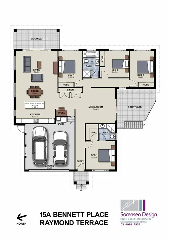 Main view of Homely house listing, 15A Bennett Place, Raymond Terrace NSW 2324