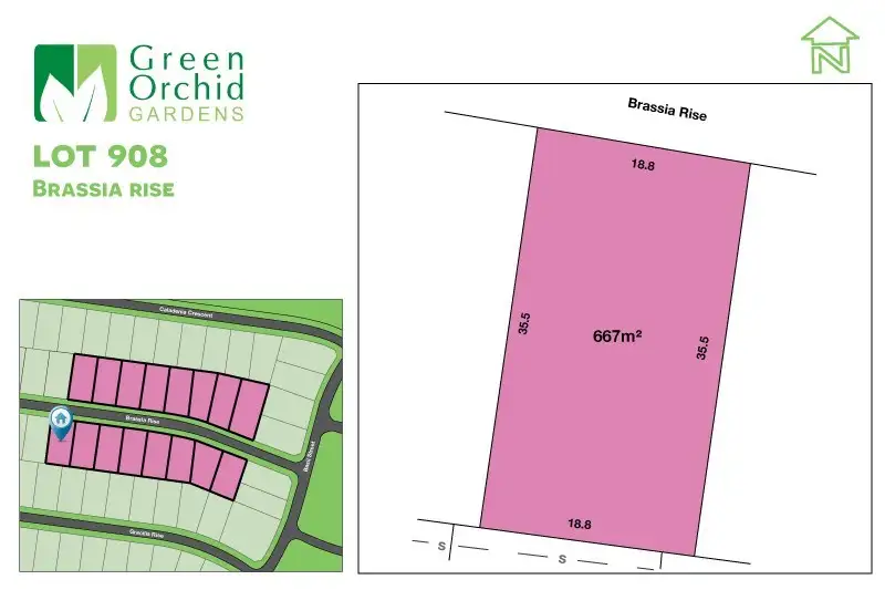 Main view of Homely land listing, Lot 908 Brassia Rise, Worrigee NSW 2540