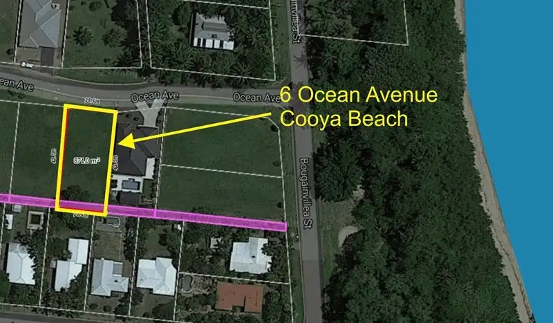 Main view of Homely land listing, 6 Ocean Avenue, Cooya Beach QLD 4873